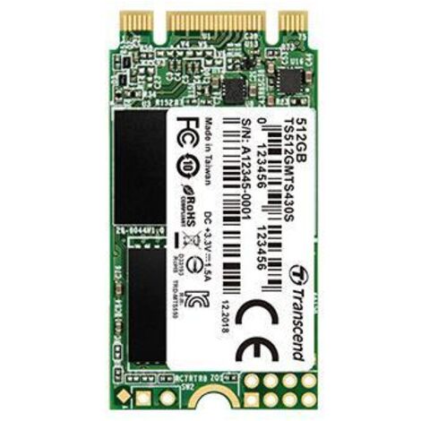Transcend 430S M.2 512 GB Serial ATA 3D NAND (1/2)