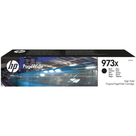 HP 973X High Yield Black Original PageWide Cartridge Cartuccia d'Inchiostro 1 pz Resa Elevata XL (1/4)