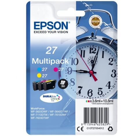 Epson Alarm clock C13T27054022 cartuccia d'inchiostro 1 pz Originale Ciano, Magenta, Giallo (1/5)