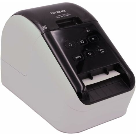 Brother QL 810W Stampante per Etichette CD Termica diretta a Colori 300x600 DPI 176 mm Con cavo e senza cavo DK Wi Fi Bianco Nero (1/5)