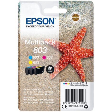Epson C13T03U54020 cartuccia d'inchiostro 1 pz Originale Resa standard Ciano, Magenta, Giallo (1/3)