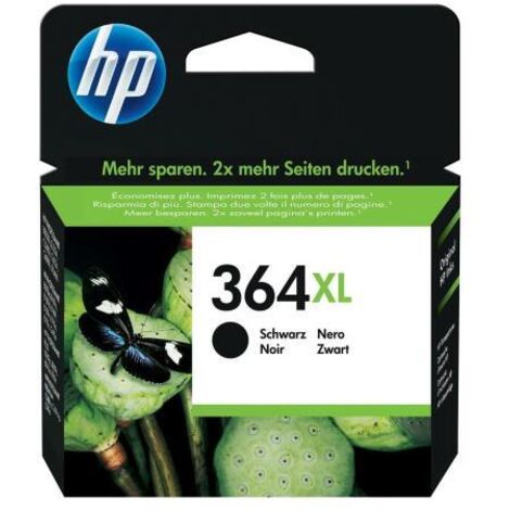 HP 364XL CN684EE ABE High Yield Black Original Ink Cartridge Cartuccia d'Inchiostro 1 pz Resa Elevata XL (1/5)