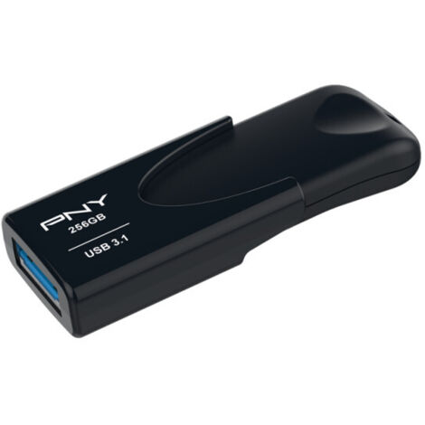 PNY Attache 4 unità flash USB 256 GB USB tipo A 3.2 Gen 1 (3.1 Gen 1) Nero (1/4)