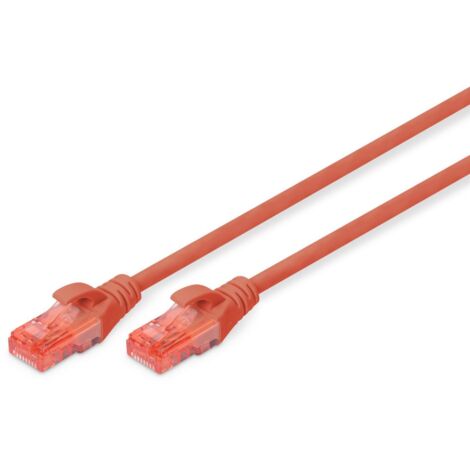Digitus DK-1612-020/R cavo di rete Rosso 2 m Cat6 U/UTP (UTP)