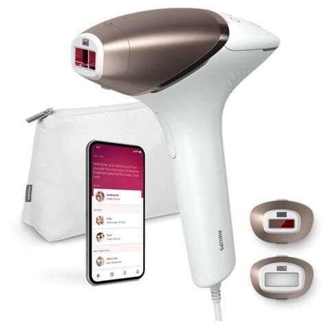 Epilatore SERIE 8000 Lumea Ipl Prestige White e Pink Philips BRI945/00