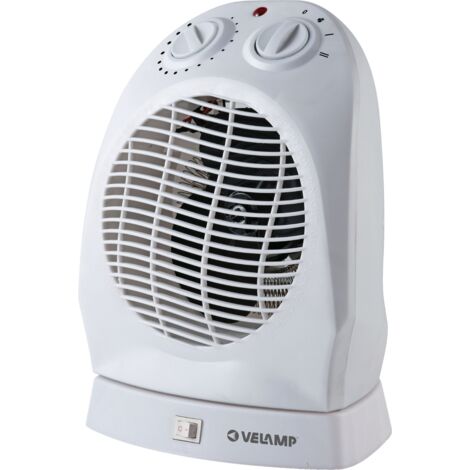 Velamp Termoventilatore Oscillante PR012-2 1000/2000W Bianco (1/5)