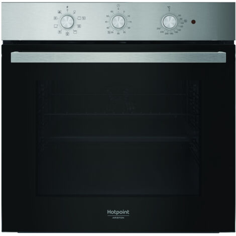 Hotpoint Ariston HAO3 K38HU X 71 L Nero, Acciaio inox (1/4)