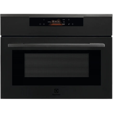 Electrolux KVLBE08T. Dimensione del forno: Piccolo, Tipo di forno: Forno elettrico, Capacità interna forno totale: 43 L. Posizionamento dell'apparecchio: Da incasso, Colore del prodotto: Nero, Tipo...