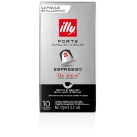 Illy 10 caffè in Capsule compatibili Nespresso® Tostato ESPRESSO FORTE