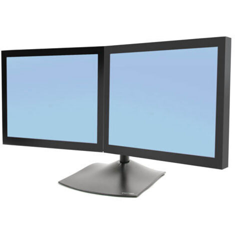 Ergotron DS Series DS100 Dual Monitor Desk Stand, Horizontal 61 cm 24 pollici Scrivania Nero (1/4)