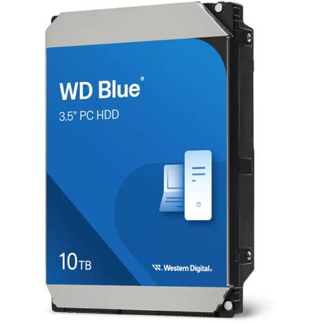 HDD 3.5''10TB Western Digital Blue SATAIII Blu/Nero [WD100EAGZ] (1/2)