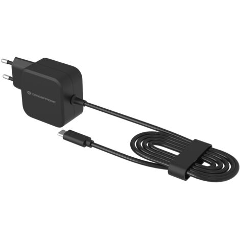 Conceptronic OZUL04BE Caricabatterie per dispositivi mobili Universale Nero AC Interno (1/4)