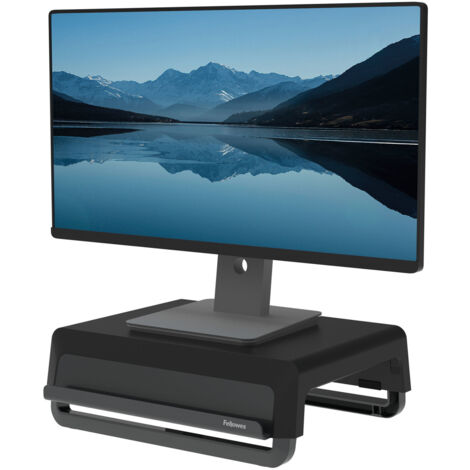 Fellowes Breyta Supporto Monitor Nero Grigio da Scrivania (1/2)