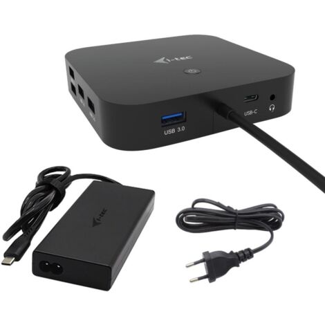 i-tec USB-C HDMI Dual DP Docking Station with Power Delivery 100 W + Universal Charger 100 W (1/4)
