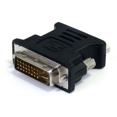 StarTech.com Adattatore DVI a VGA - Cavo Convertitore DVI a VGA - Maschio / Femmina - Nero (1/4)