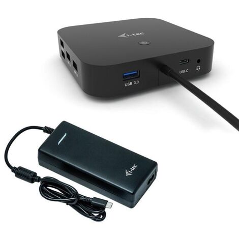 i-tec USB-C Dual Display Docking Station with Power Delivery 100 W + Universal Charger 100 W (1/5)