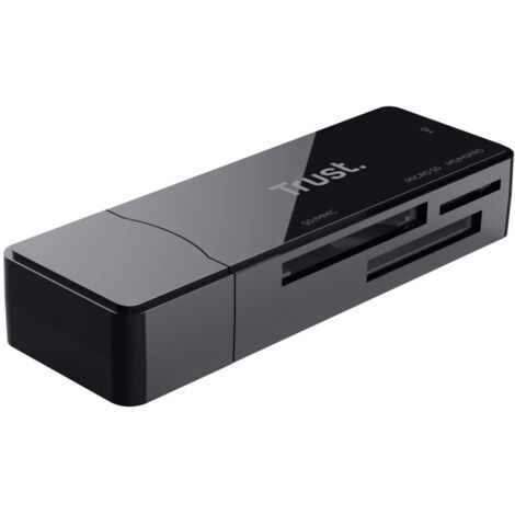 Trust Nanga 21935-TRT Lettore Usb 3.1 di Scheda ad Alta Velocita' Nero (1/4)