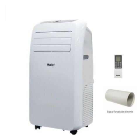 NO EL Condizionatore portatile Haier 12000BTU/h/56dB/350m3/h/A/1.20l/Bianco