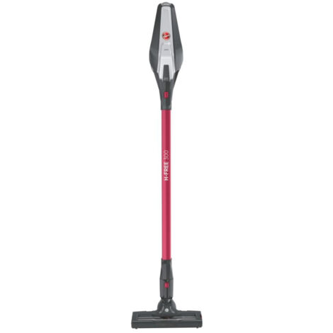 Scopa Elettrica Hoover HF322HM 011 Titanio senza Sacchetto Nero Rosso