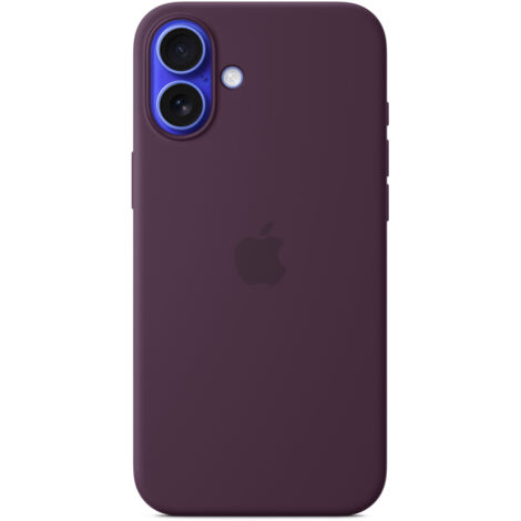 Apple iPhone 16 Plus Silicone Case MagSafe Plum MYYD3ZM/A (1/5)