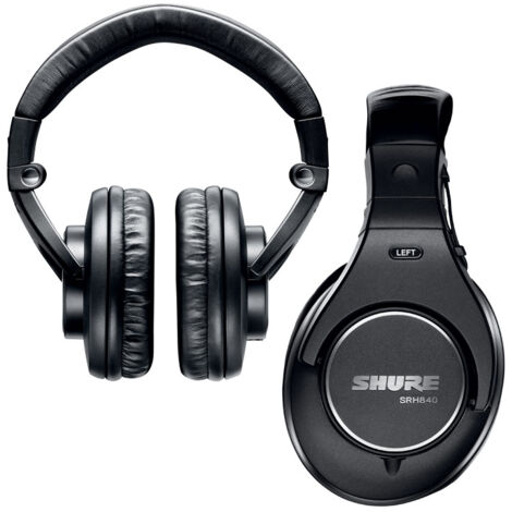 Shure SRH840 Cuffie Cablato Nero (1/5)