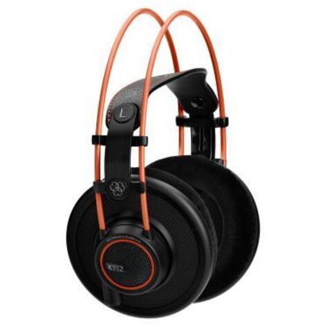 AKG K712 PRO Cuffie Cablato a Padiglione MUSICA Nero Arancione (1/4)