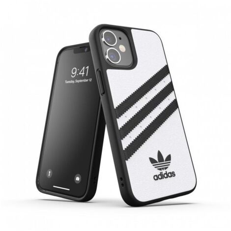 Adidas 3-Stripes custodia per cellulare 13,7 cm (5.4") Cover Nero, Bianco (1/5)