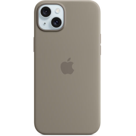Apple Custodia Cover MagSafe in Silicone per Iphone 15 A3090 Plus Grigio Creta (1/5)