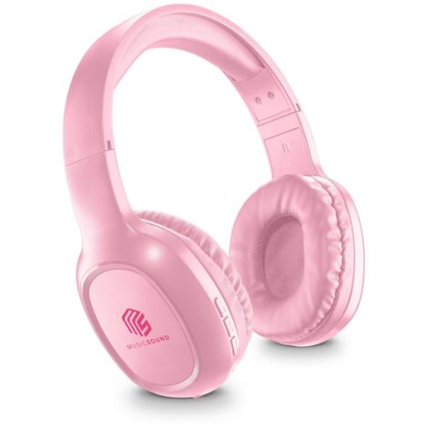Cuffie Music Sound BTHEADBBASICMSF HEADBAND BT BASIC Rosa (1/3)