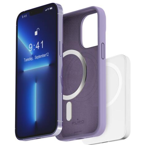 PURO PUIPC14P61ICONMLVD custodia per cellulare 15,5 cm (6.1") Cover Lavanda (1/2)