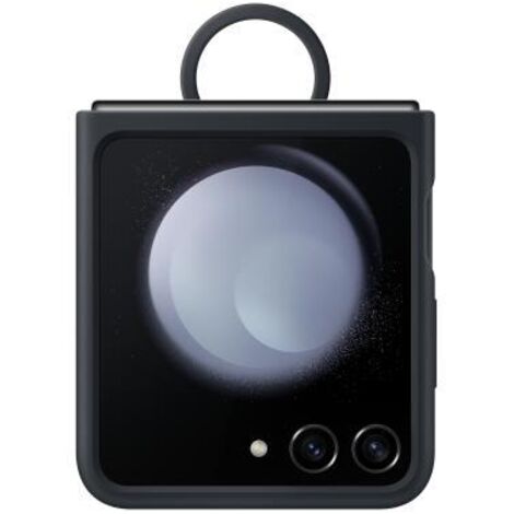 Samsung EF-PF731TNEGWW Cover Silicone Case con Anello Galaxy Z Flip5 Indigo (1/3)