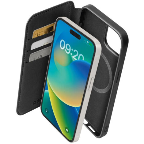 SBS TEBKMAGSFIP1561K custodia per cellulare 15,5 cm (6.1") Custodia a borsellino Nero (1/3)
