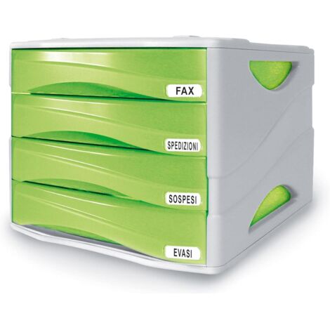 ARDA TR15P4PV vassoio da scrivania Grigio, Verde (1/2)