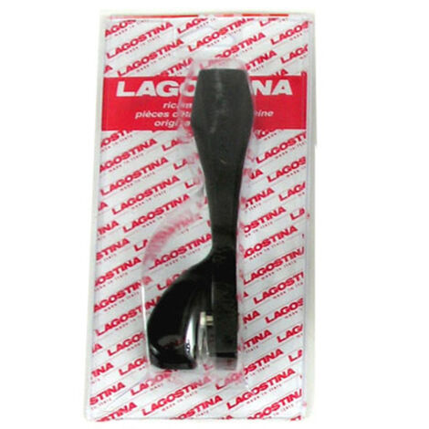 Lagostina Manico per Coperchio Pentola a Pressione Modello Classico e Brava - Ricambio Originale Nero