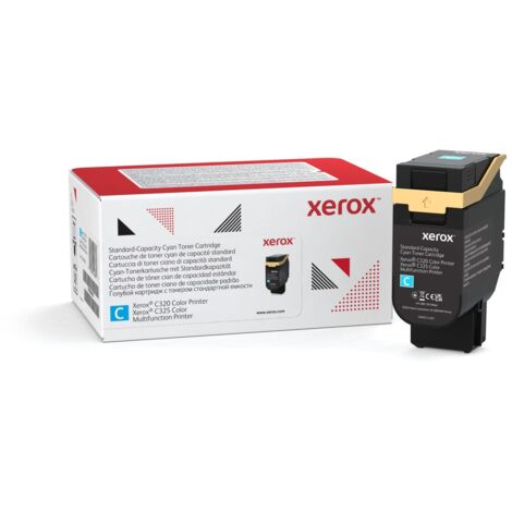 Cartuccia toner Ciano a Capacità standard da 1800 Pagine per Xerox Stampante a colori Xerox® C320/multifunzione a colori Xerox® C325 (006R04820) (1/2)