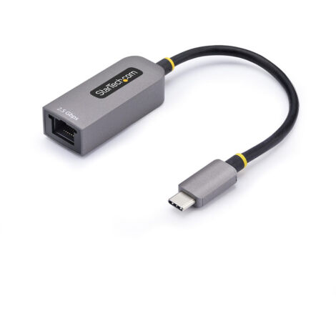 StarTech.com Adattatore Ethernet USB C, Convertitore di Rete/NIC NBASE-T 2.5/1GbE da USB Type-C 3.0 a RJ45. Compatibile Thunderbolt, Windows e Mac (1/5)
