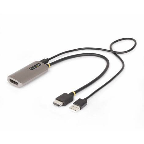 StarTech.com Cavo adattatore da HDMI a DisplayPort da 30 cm 8K 60Hz convertitore video attivo da HDMI 2.1 a DP 1.4 alimentato da bus USB con cavo incluso (1/5)
