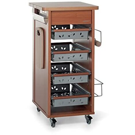 Foppapedretti Bistrot Metallo Truciolato, Legno Noce, Legno naturale (1/4)
