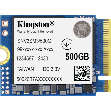 Kingston Technology 500G NV3 M.2 2230 NVMe SSD (1/4)