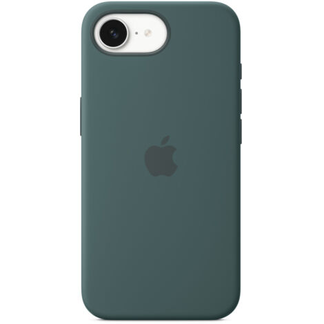 Apple Custodia in silicone per iPhone 16e - Verde lago (1/4)