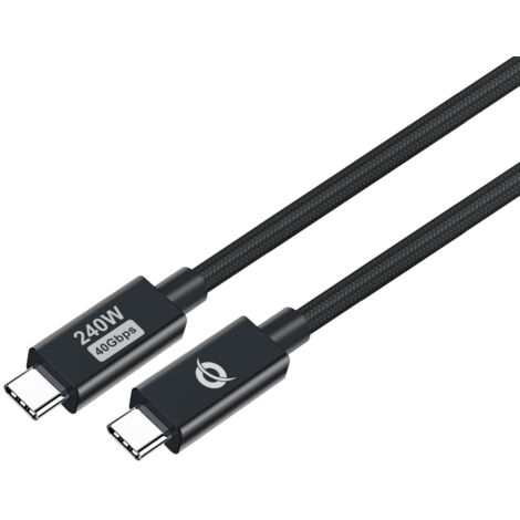 Conceptronic ETTA04B12 cavo USB USB4 Gen 3x2 1,2 m USB C Nero (1/4)