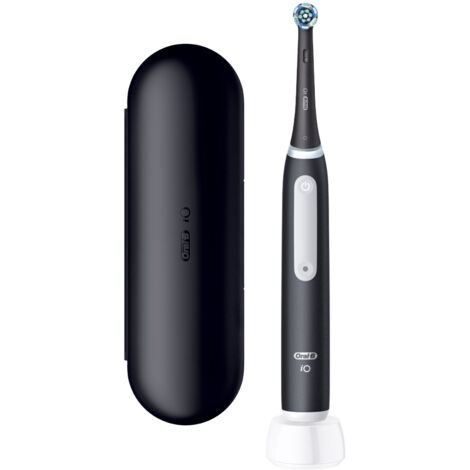 Oral-B Spazzolino Elettrico Ricaricabile iO 3 Nero, 1 Testina Di Ricambio, 1 Custodia Da Viaggio. 1 Spazzolino (1/5)