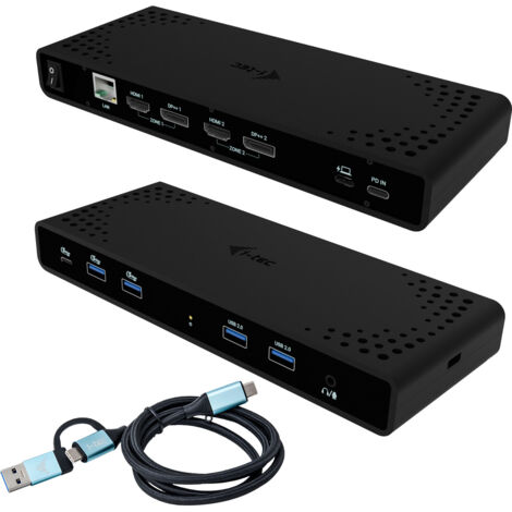 i-tec Universal Dual 4K Display Docking Station + Power Delivery 85W (1/5)