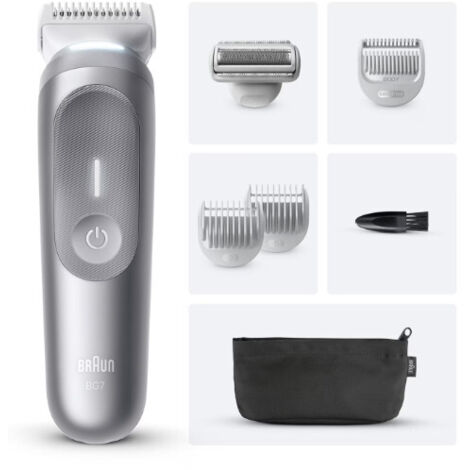 Braun Series 7 BG7550 rasoio elettrico / regolabarba / tagliabasette Grigio (1/3)
