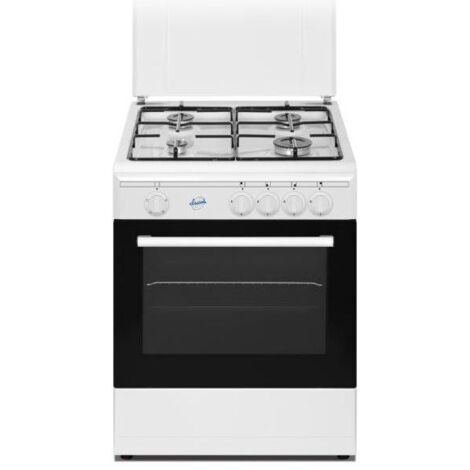 Ducati SD664WGE Cucina Libera Installazione Bianca 60x60 Cm Con Forno A Gas E Grill Elettrico