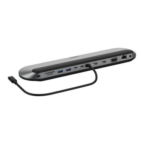 Belkin INC014BTSGY Docking Station Universale 11-in-1 con Replicatore di Porte USB 3.2 Gen 2 Type-C Nero e Grigio per Laptop (1/4)