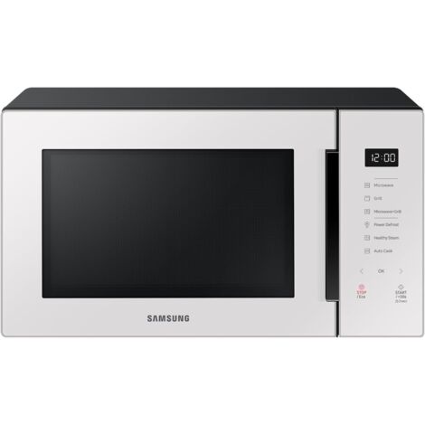 Samsung MG30T5018UE/ET Kombinata Microonde da 30 litri con Funzione di Cottura a Vapore, 1400W, Design in Nero e Bianco