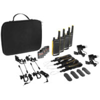 Motorola Talkabout T82 Extreme Quad Pack ricetrasmittente 16 canali Nero, Arancione