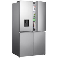Hisense RQ758N4SWSE frigorifero side-by-side Libera installazione 606 L E Acciaio inox