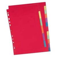 Elba 100204883 divisore Cartoncino Multicolore 6 pz